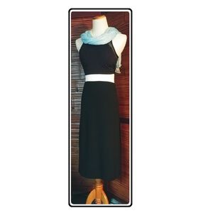 Studio M Solid Black Skirt Side Pleats Ladies Lg